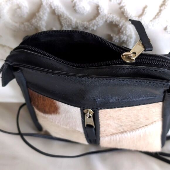 MINI Hair on Hide Crossbody Bag - Picture 5 of 10
